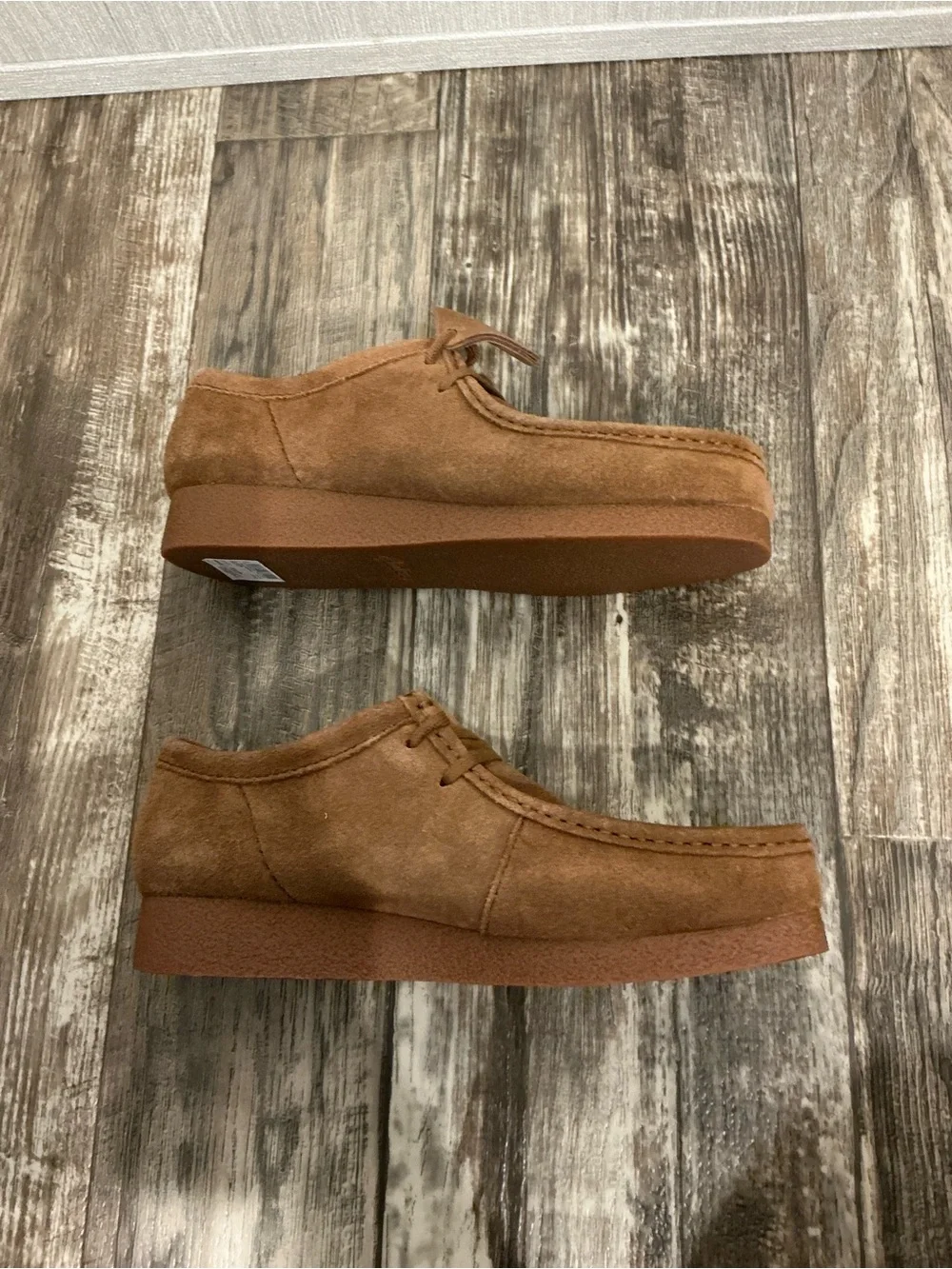 Clarks Men's Brown Suede Wallabee-Style Slip-On Loafer Size 8